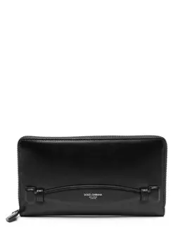 Dolce & Gabbana кошелек с круговой молнией, черный