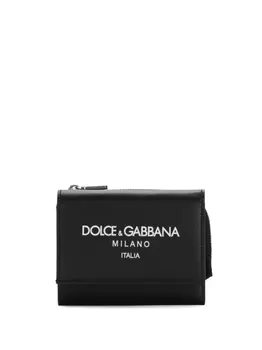 Dolce & Gabbana кошелек с логотипом, черный