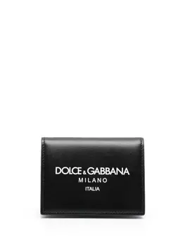 Dolce & Gabbana кошелек с логотипом, черный