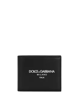Dolce & Gabbana кошелек с логотипом, черный
