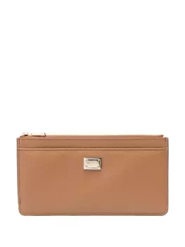 Dolce & Gabbana кошелек с логотипом, коричневый