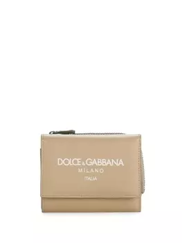 Dolce & Gabbana кошелек с логотипом, нейтральный цвет