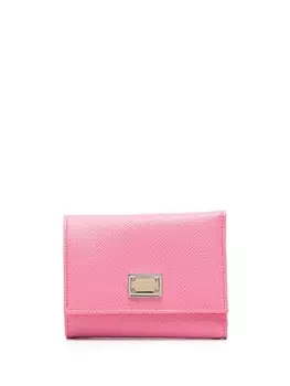 Dolce & Gabbana кошелек с логотипом, розовый
