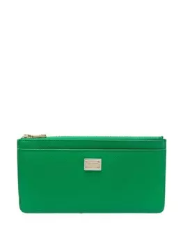 Dolce & Gabbana кошелек с логотипом, зеленый