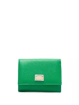 Dolce & Gabbana кошелек с логотипом, зеленый