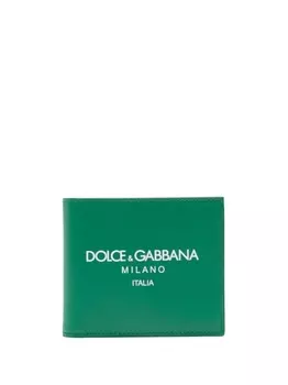 Dolce & Gabbana кошелек с логотипом, зеленый