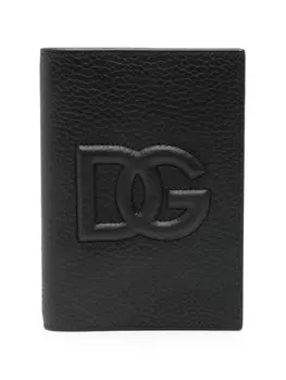 Dolce & Gabbana кошелек с тисненым логотипом, черный