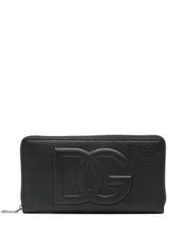 Dolce & Gabbana кошелек с тисненым логотипом, черный