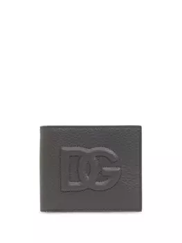 Dolce & Gabbana кошелек с тисненым логотипом, серый