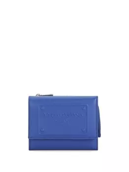 Dolce & Gabbana кошелек с тисненым логотипом, синий
