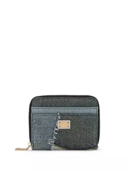 Dolce & Gabbana кошелек в технике пэчворк с логотипом, синий