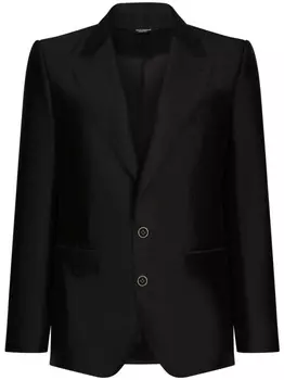 Dolce & Gabbana костюм с однобортным пиджаком, черный