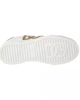 Dolce & Gabbana Кожаные кроссовки с логотипом Portofino DG, белый