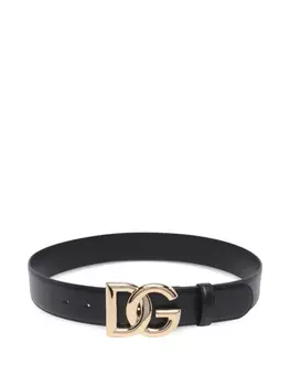 Dolce & Gabbana кожаный ремень, черный