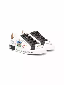 Dolce & Gabbana кроссовки Like a Superhero, белый