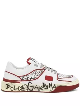 Dolce & Gabbana кроссовки New Roma, белый