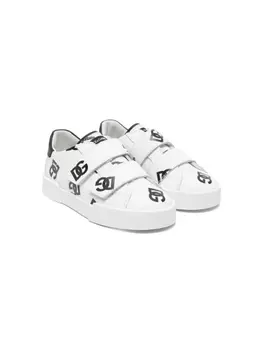 Dolce & Gabbana кроссовки с логотипом, белый