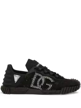 Dolce & Gabbana кроссовки с логотипом, черный