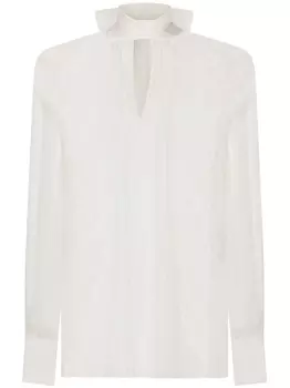 Dolce & Gabbana кружевная блузка, белый