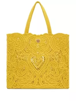 Dolce & Gabbana кружевная сумка-тоут Beatrice