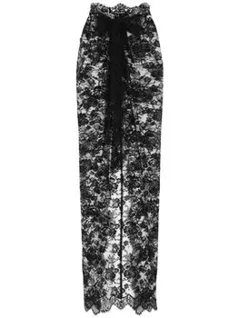 Dolce & Gabbana кружевная юбка, черный