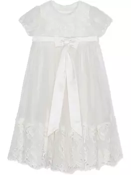 Dolce & Gabbana кружевное платье, белый