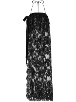 Dolce & Gabbana кружевное платье, черный