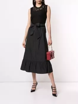 Dolce & Gabbana кружевной топ, черный