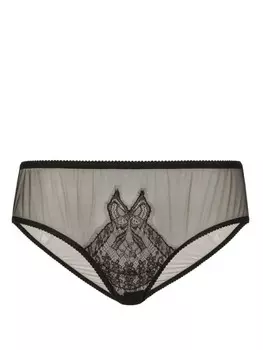 Dolce & Gabbana кружевные трусы-брифы, черный