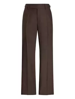 Dolce & Gabbana льняные брюки, коричневый