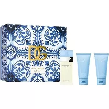 Dolce & Gabbana Light Blue Eau De Toilette 50ml, Shower Gel 50ml, Body Cream 50ml Gift Set