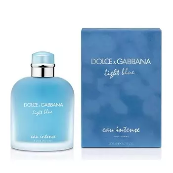 Dolce & Gabbana Light Blue Pour Homme Eau Intense Eau De Parfum для мужчин 200 мл, D&G
