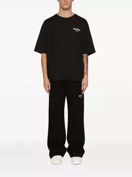 Dolce & Gabbana logo-print cotton T-shirt, черный