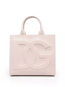 Dolce & Gabbana маленькая сумка-шопер DG Daily, розовый