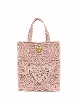 Dolce & Gabbana маленькая сумка-тоут Beatrice, розовый