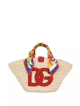 Dolce & Gabbana маленькая сумка-тоут Kendra, нейтральный цвет