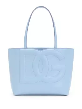 Dolce & Gabbana маленькая сумка-тоут с логотипом DG, синий