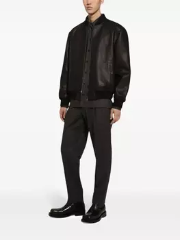 Dolce & Gabbana меланжевые брюки, серый