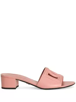 Dolce & Gabbana мюли Bianca 40, розовый
