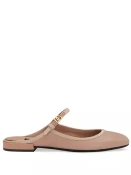 Dolce & Gabbana мюли с пряжками, нейтральный цвет
