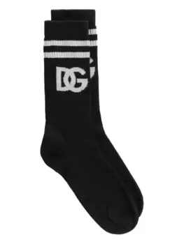 Dolce & Gabbana носки с логотипом, черный