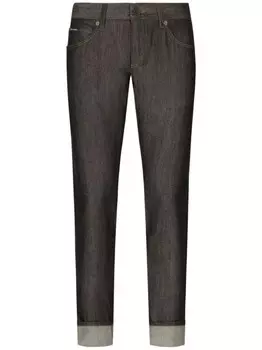 Dolce & Gabbana облегающие джинсы, серый