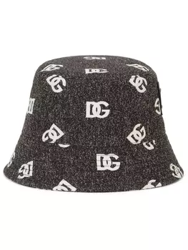 Dolce & Gabbana панама с логотипом, белый