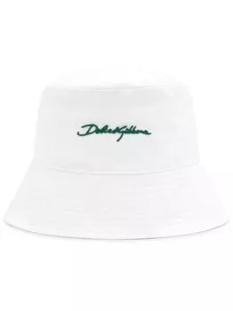 Dolce & Gabbana панама с логотипом, белый