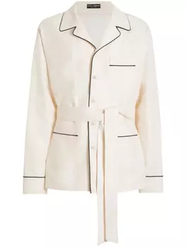 Dolce & Gabbana пижамная рубашка, нейтральный