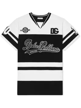 Dolce & Gabbana платье Interlock с логотипом, черный