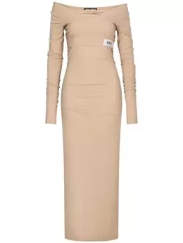 Dolce & Gabbana платье KIM DOLCE&GABBANA с открытыми плечами, нейтральный цвет