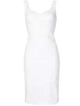 Dolce & Gabbana платье-корсет, белый