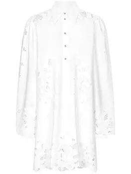 Dolce & Gabbana платье мини с вырезами, белый