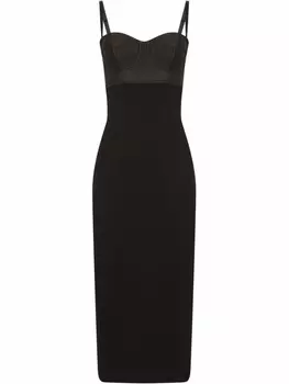 Dolce & Gabbana платье мини с вырезом, черный